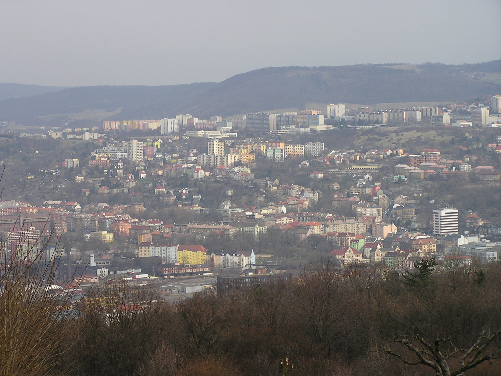pohled na Ústí nad Labem
